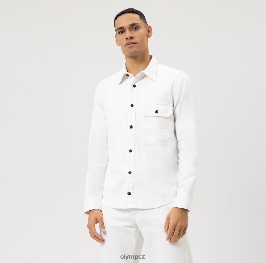oblečení OLYMP 5. úroveň smart casual overshirt, casual košile, bílá PN44461949
