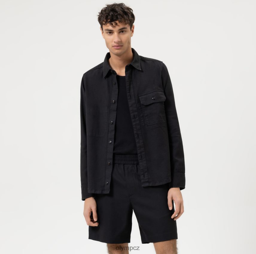 oblečení OLYMP 5. úroveň smart casual overshirt, casual košile, černá PN44461958