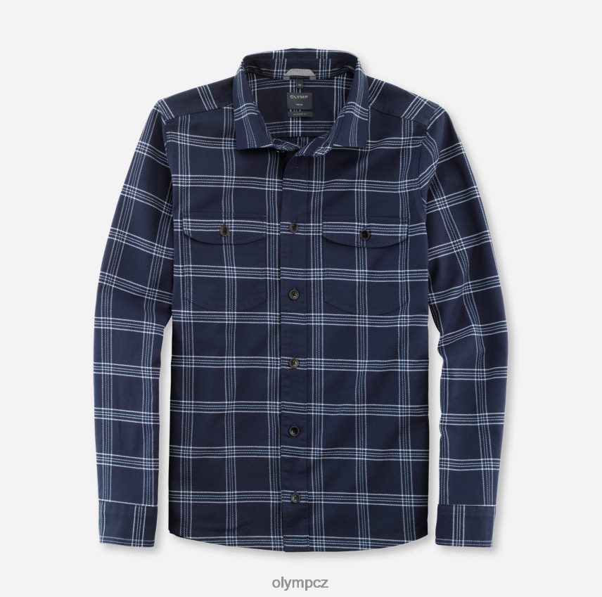 oblečení OLYMP ležérní košile, ležérní košile, kent, marine PN44461976