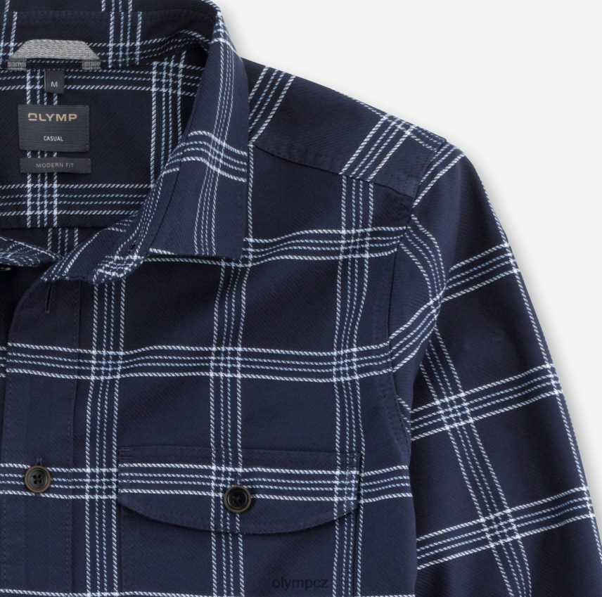 oblečení OLYMP ležérní košile, ležérní košile, kent, marine PN44461976