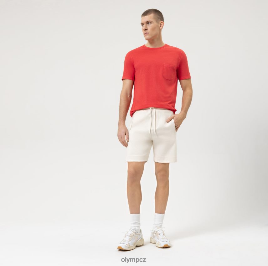 oblečení OLYMP ležérní moderní střih, tričko, červená PN44462016
