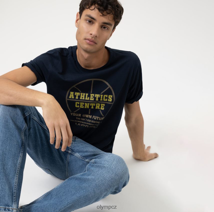 oblečení OLYMP ležérní moderní střih, tričko, námořní PN44462013