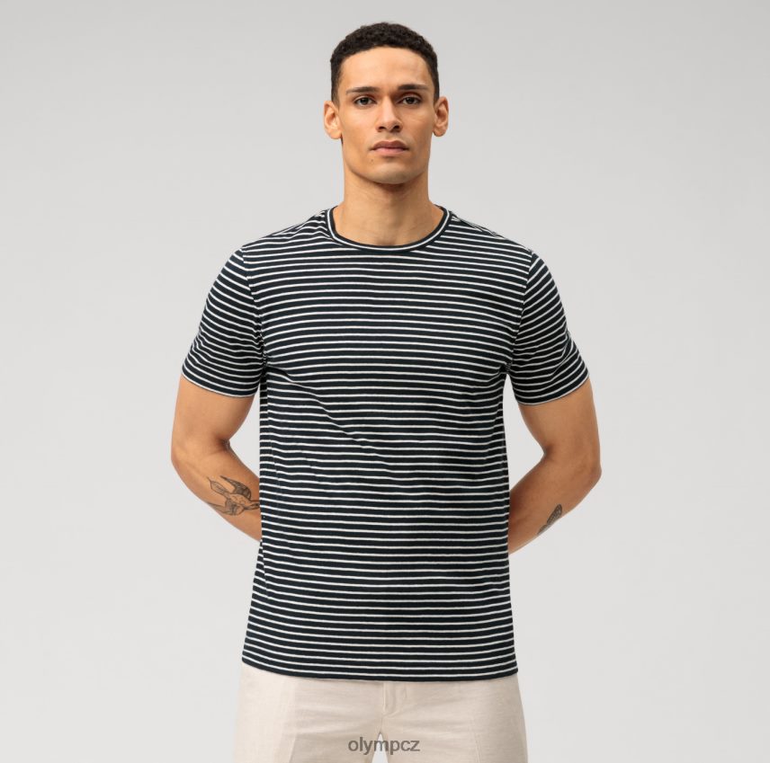 oblečení OLYMP ležérní moderní střih, tričko, námořní PN44462021