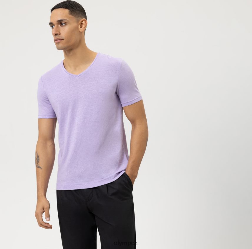 oblečení OLYMP ležérní tělový střih úrovně pět, tričko, lila PN44462005