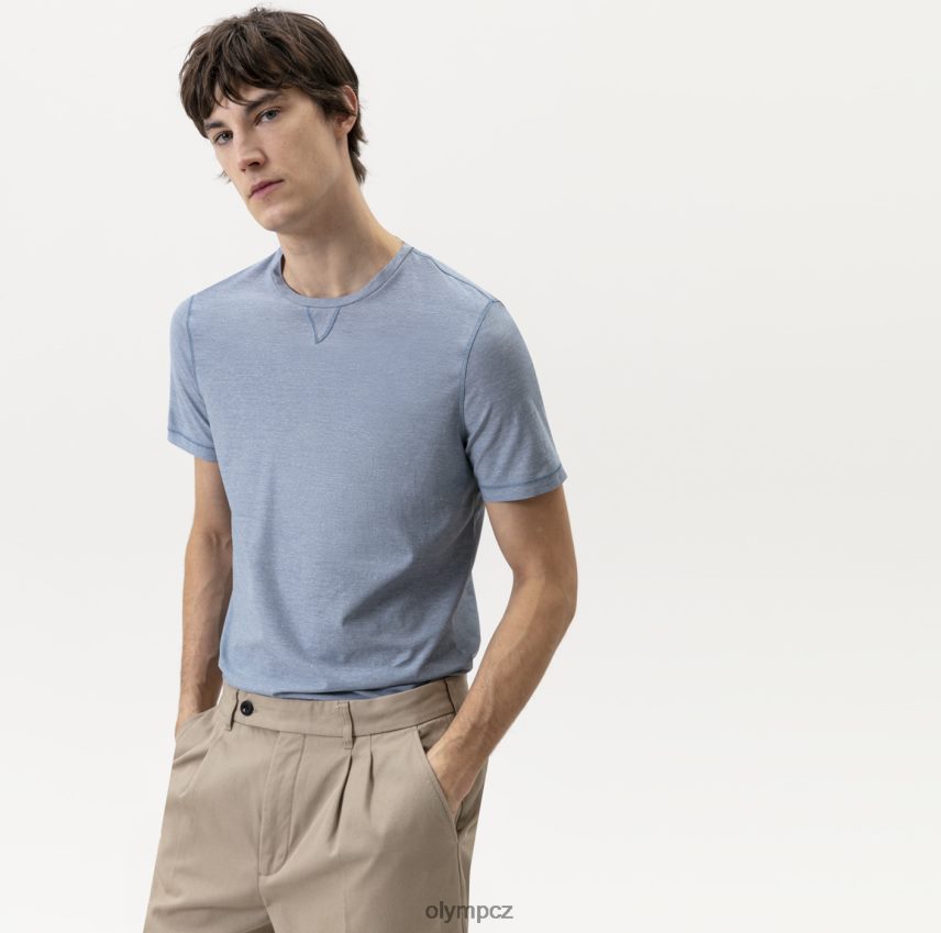 oblečení OLYMP ležérní tělový střih úrovně pět, tričko, modrá PN44462014