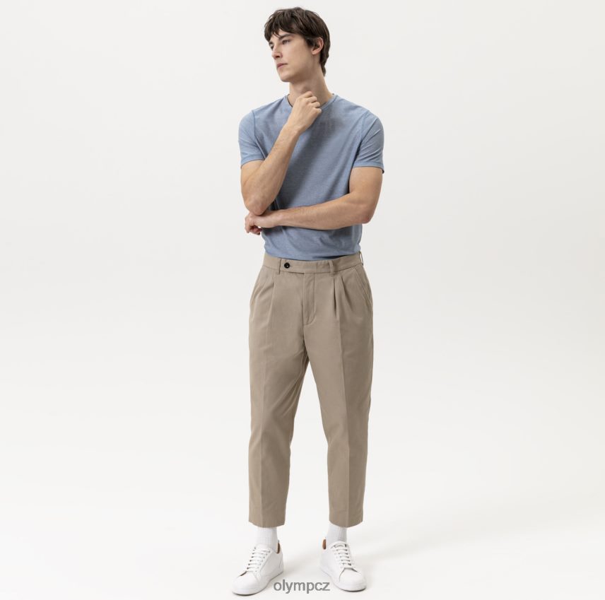 oblečení OLYMP ležérní tělový střih úrovně pět, tričko, modrá PN44462014