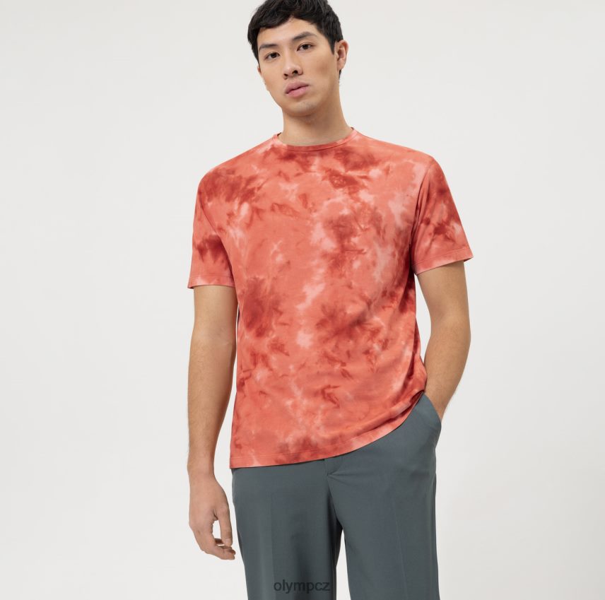 oblečení OLYMP ležérní tělový střih úrovně pět, tričko, sienna PN44461995