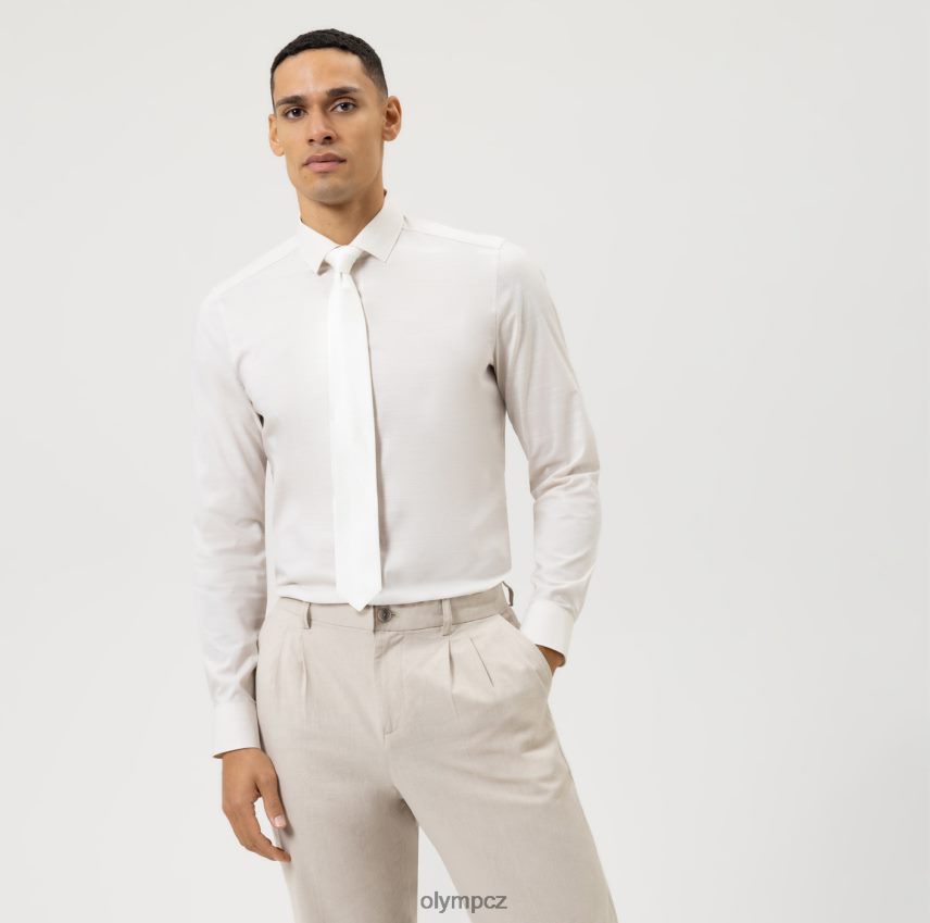 Příslušenství OLYMP kravata slim 6,5 cm, champagne PN44462473